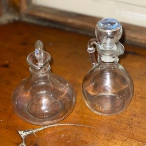 Glass Cruet Set